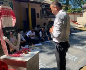 बोकाजानमा जुबिन गार्गको न्यायको मागमा अखिल असम गोर्खा छात्र संघ (AAGSU) कार्बि आङलङ जिल्ला समितिको सक्रिय सहभागिता
