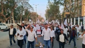 दुलियाजानमा गोर्खा छात्र संघ र गोर्खा नारी परिषद्को संयुक्त विरोध समदल तथा पुत्ला दहन