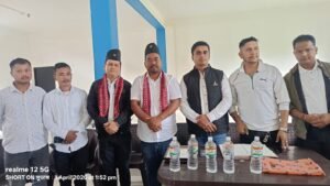 तिराप–जागुन आञ्चलिक समितिद्वारा नव–निर्वाचित जिल्ला नेतृत्वलाई सम्मान