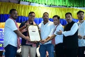 अखिल असम गोर्खा छात्र संघ (आग्सु) तीनसुकिया जिल्ला समितिद्वारा विशेष अभिनन्दन तथा सम्मान समारोह सम्पन्न