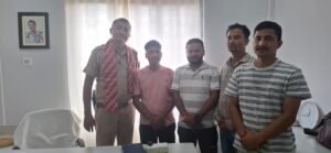 সদৌ অসম গোৰ্খা ছাত্ৰ সন্থা, উমৰাংছু আঞ্চলিক সমিতিৰ উদ্যোগত উমৰাংছু আৰক্ষী চকীৰ ভাৰপ্ৰাপ্ত আৰক্ষী বিষয়াক সম্বৰ্ধনা