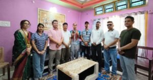 स्वर्ण पदक विजेता हंसराज बराईलीलाई कोक्राझार जिल्ला समिति द्वारा अभिनन्दन