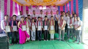 राजगढमा उच्च तथा उच्चतर माध्यमिक परीक्षामा उत्कृष्ट विद्यार्थीहरूलाई भव्य सम्मान