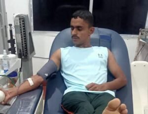 AAGSU Appreciates Mr. Laxman Bhandari for Voluntary Blood Donation