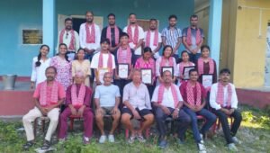 उच्च तथा उच्चतर माध्यमिक परीक्षामा उत्तीर्ण विद्यार्थीहरू सम्मानित, आग्सु फूलबारी शाखामा नयाँ समिति गठन ।