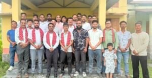 बामुनजुली आञ्चलिक समितिको कार्यालयमा आग्सू केन्द्रीय नेतृत्वको स्वागत तथा सम्मान।