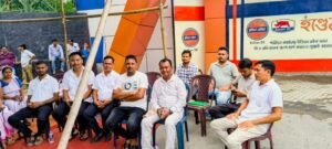 गोपनेरी ग्यास कम्पनीमा कर्मचारी कटौतीको निर्णयविरुद्ध विरोध प्रदर्शन।