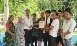 NIT सिलचरबाट B.Tech परीक्षा उत्तीर्ण गरी रिलायन्स कम्पनीमा जागिर प्राप्त गरेका मिलन लुइटेललाई AAGSU माजुली जिल्ला समितिद्वारा बधाई तथा सम्बर्धना