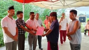 AAGSU Karbi Anglong District Committee Pays Condolence Visit to Bereaved Family of Late Shri Mon Bahadur Rai